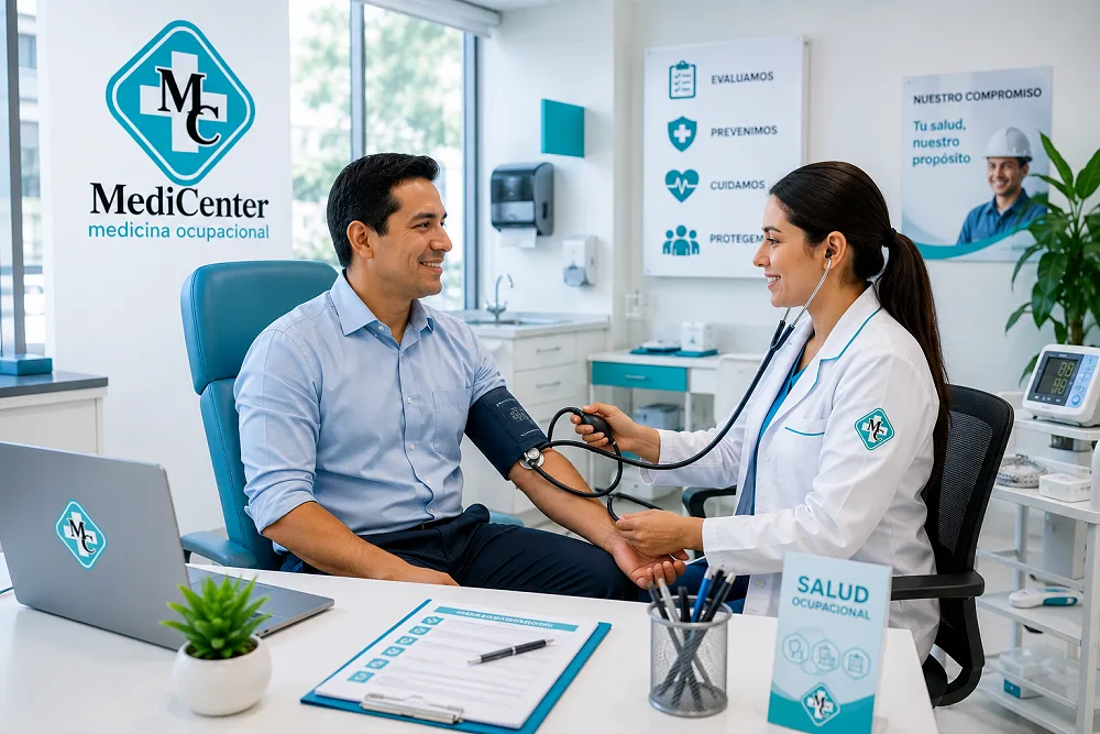 Examen médico ocupacional periódico de control en MediCenter