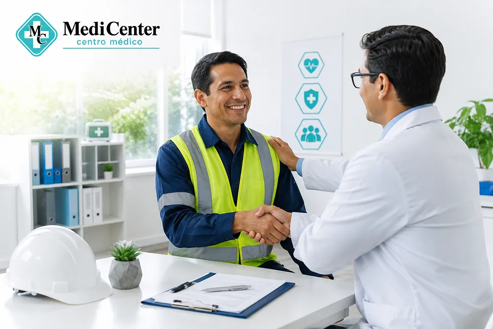 Evaluación médica de reincorporación laboral en MediCenter